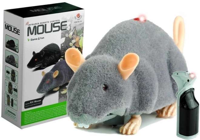 Remote Control Large Gray Mouse Toy