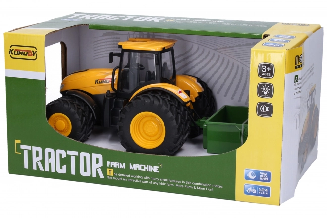 Toy Tractor with Accessories and Effects