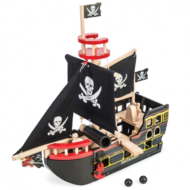 Le Toy Van Pirate Ship Barbarossa