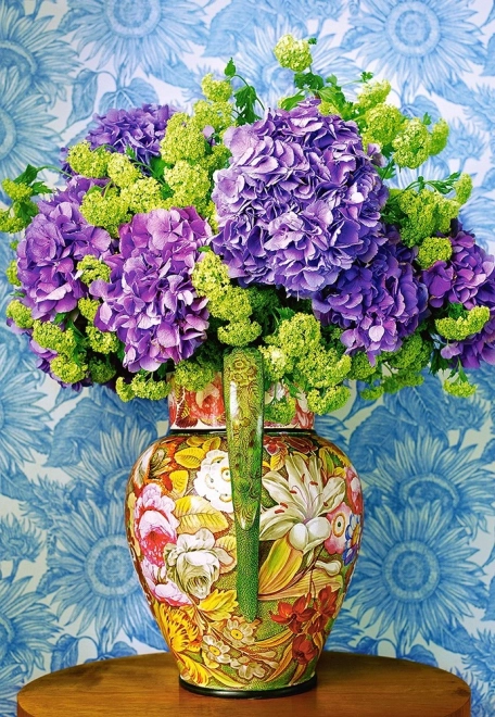 Puzzle 1000 pezzi - Bouquet di ortensie