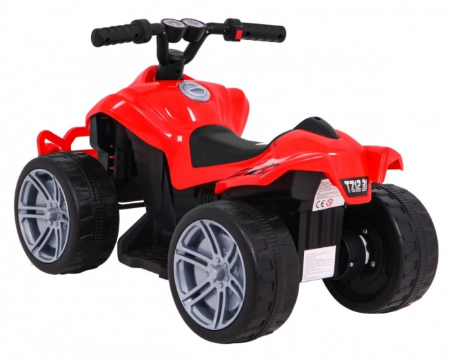 Quad Little Monster Battery-Powered Ride-On for Young Children - Red