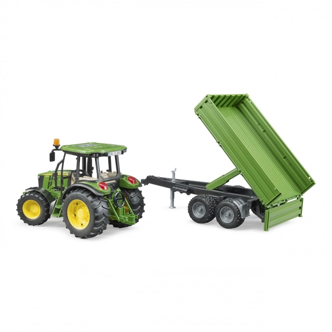 Bruder John Deere Tractor with Trailer