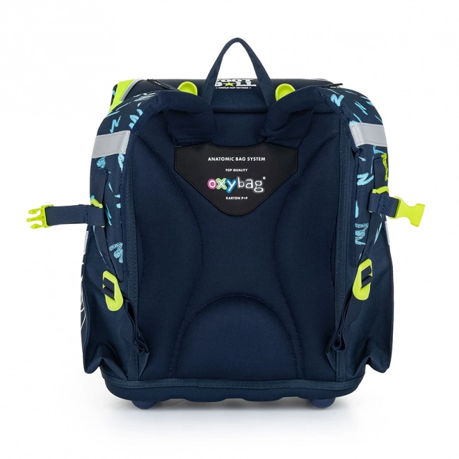 Premium Light School Backpack with Football Theme