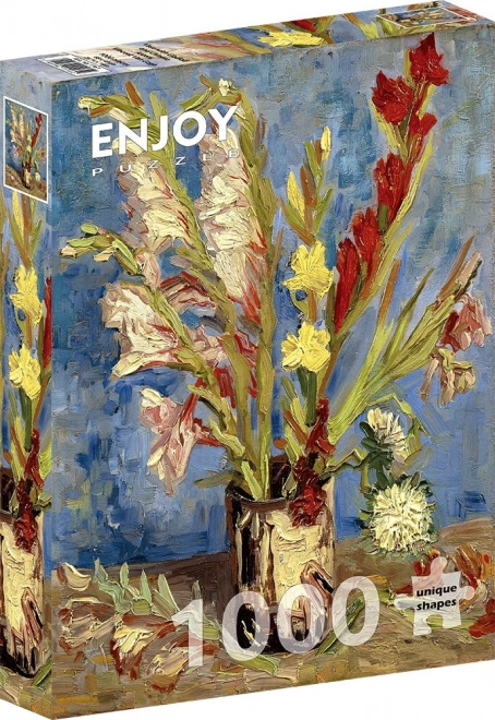 Enjoy Puzzle Van Gogh Vase with Gladioli and Chinese Asters 1000 Pieces