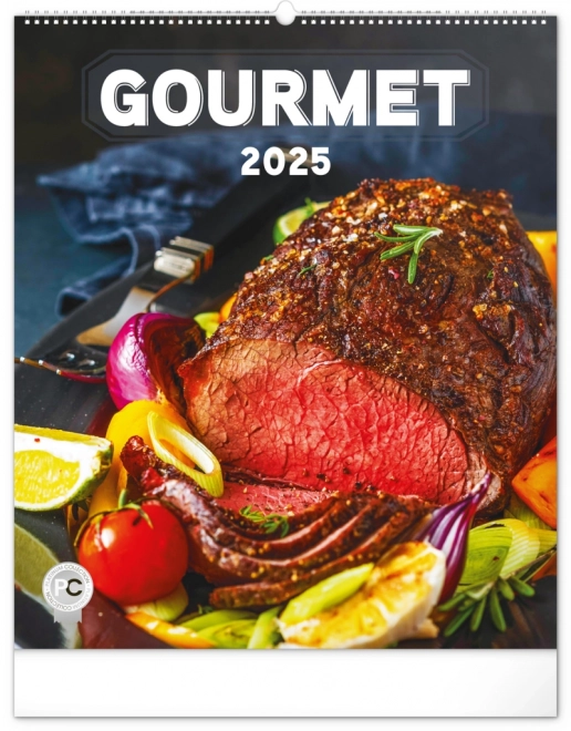 Wall Calendar Gourmet 2025