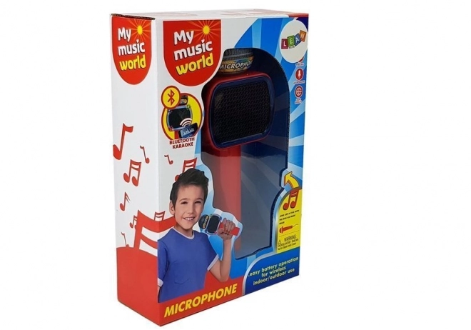 Wireless Kids Karaoke Microphone with Bluetooth Red