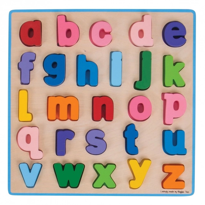 Wooden Alphabet Puzzle - Lowercase Letters