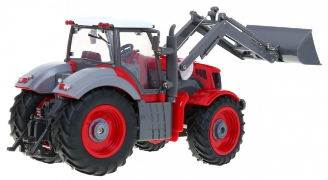 Remote Control Tractor with Trailer for Kids 3+ - Red and Green