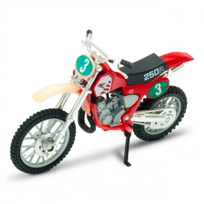 Welly Honda CR250R Motorcycle Miniature Red