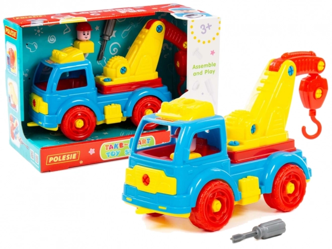 Crane Tow Truck DIY Construction Toy