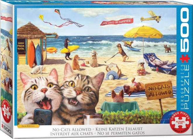 Puzzle No Cats Allowed XL