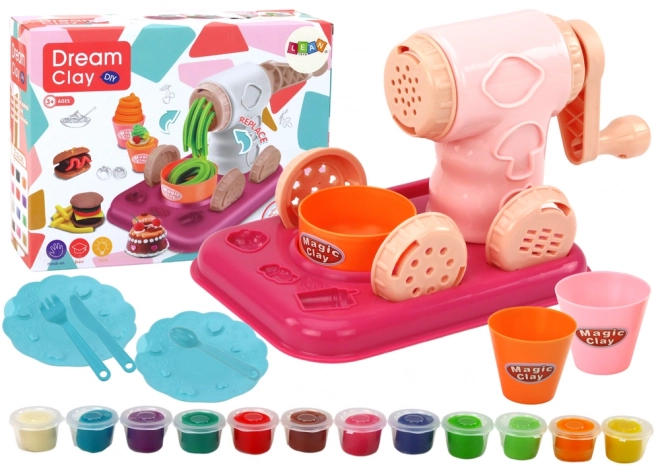 Dough Play Set with DIY Machine and Accessories