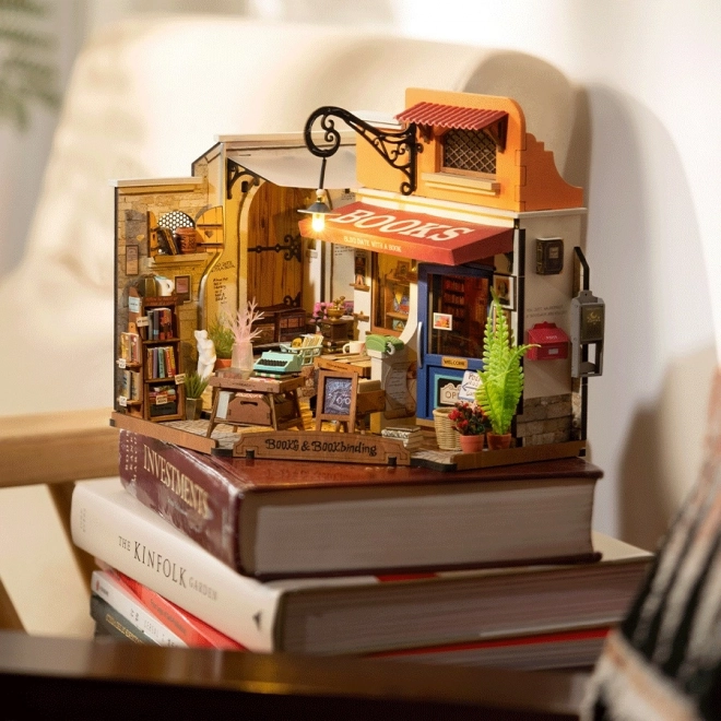 Miniature Bookstore Corner