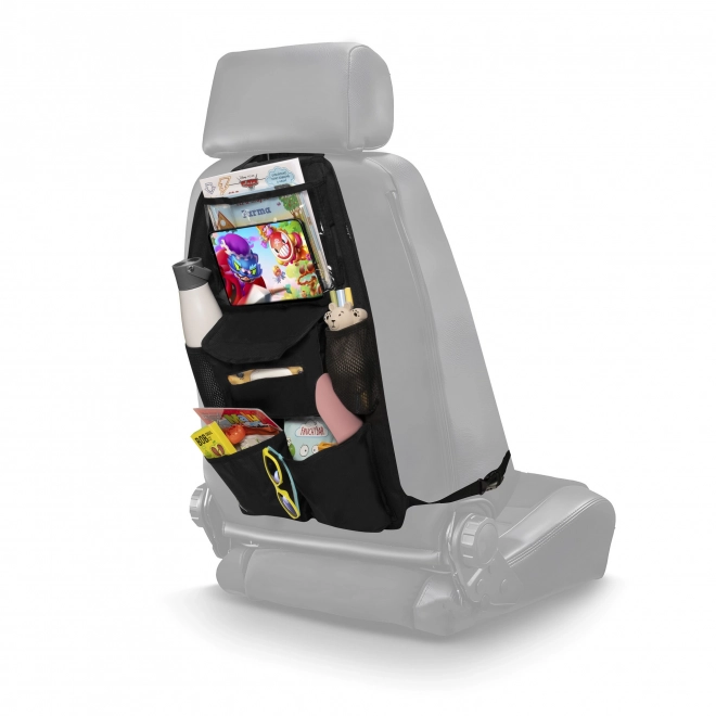 Seat Back Organizer with Tablet and Tissue Holder