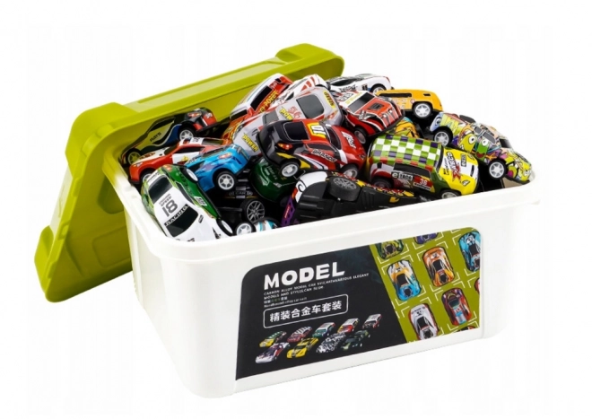 Race Car Set in Case - 50 Cars