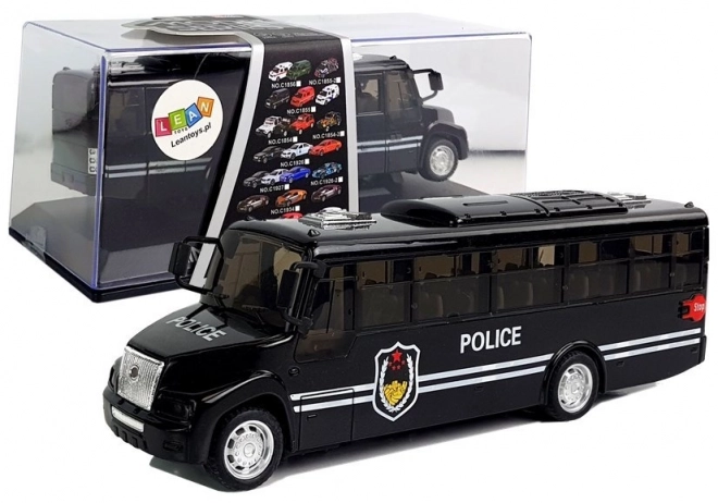 Police Bus with Friction Drive and Sound