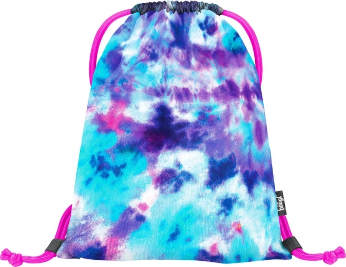Bonte tie-dye look
