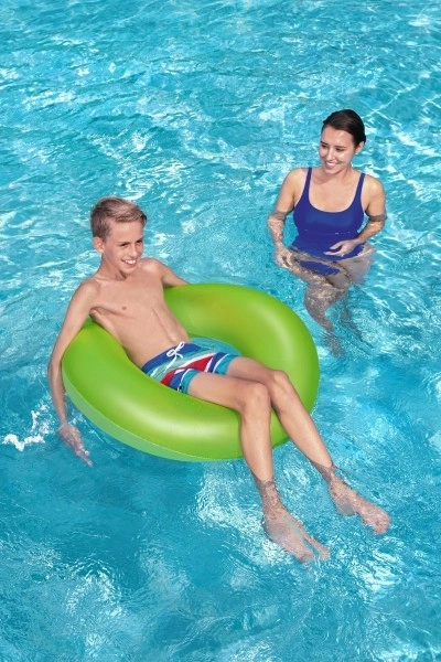 Inflatable Swimming Ring 91cm Neon by Bestway