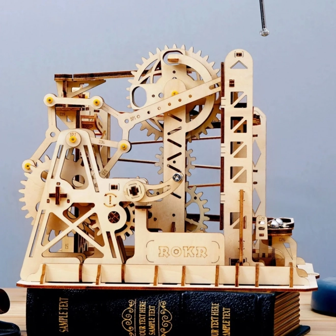 Robotime Rokr 3D Wooden Puzzle Marble Run: Explorer