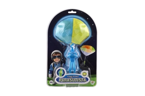 Parachute Action Figure with Glowing Parachute