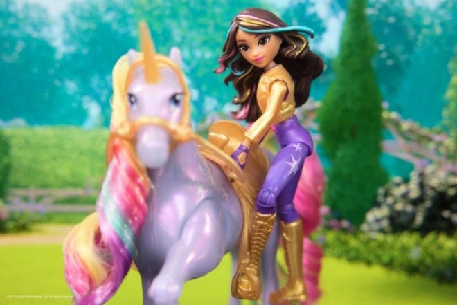 Unicorn Academy Light-Up Unicorn and Sophia Figure 11cm