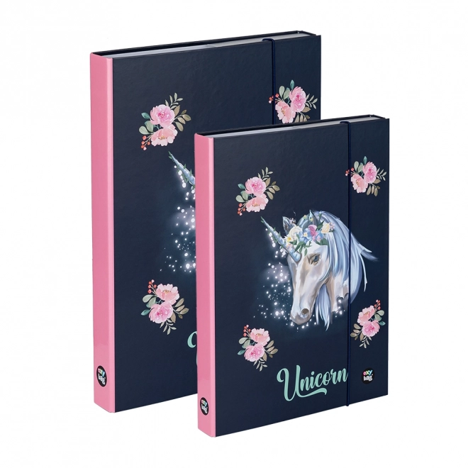 Box set unicorn for notebooks A4 and A5