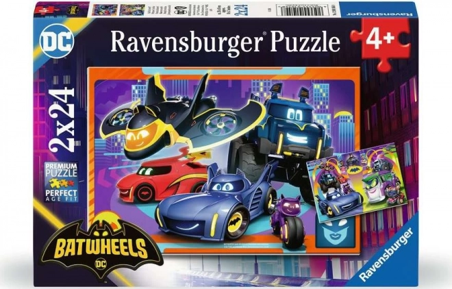 Batwheels Puzzle Set 2x24 Pieces