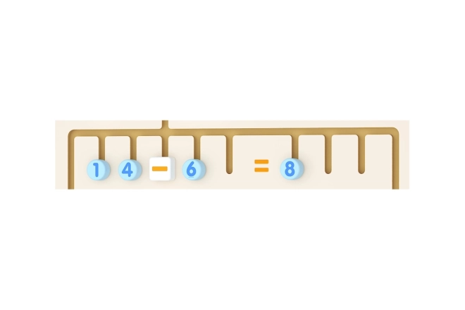 Wooden Wall Counting Game