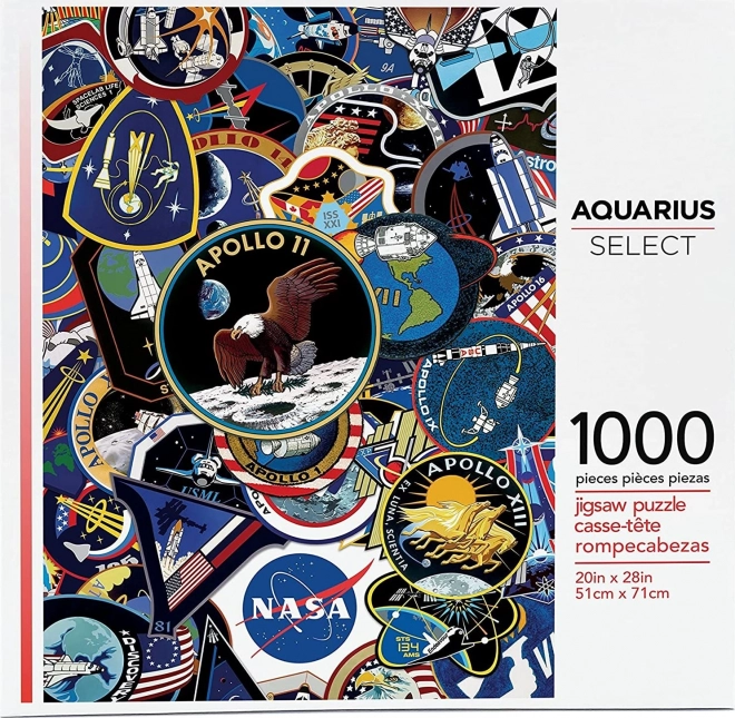 NASA Mission Patches 1000-Piece Puzzle