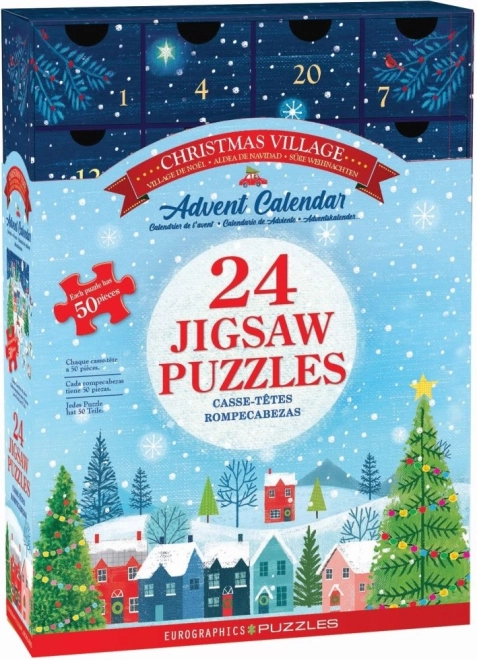 Eurographics Puzzle Advent Calendar: Christmas Village