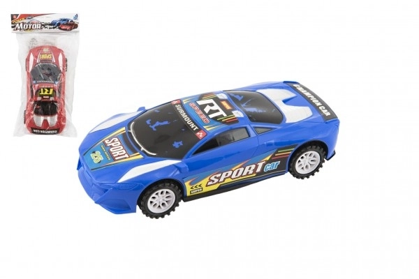 Racing Car Plastic 20cm Friction Powered 2 Colors in Bag