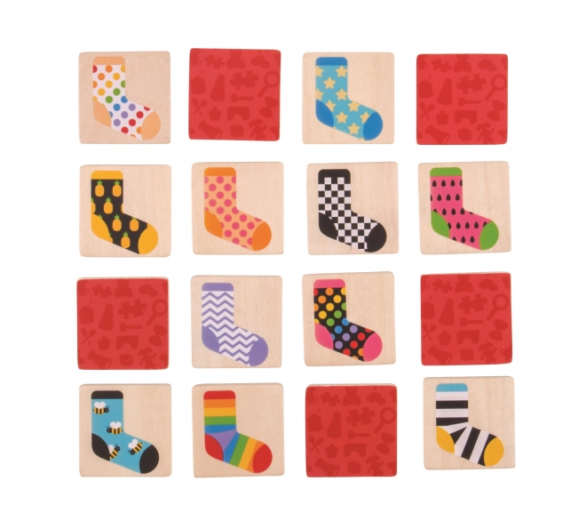 Bigjigs Toys Memory Match Game with Socks