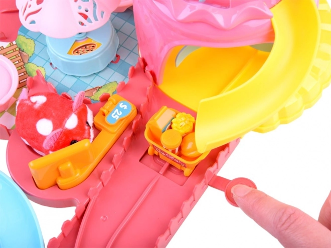 Interactive Hamster Playset with Track