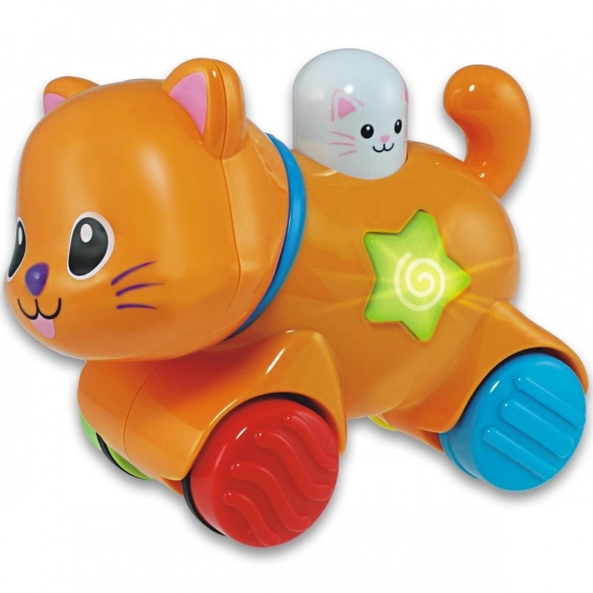 Push and Go Animal Toy Cat