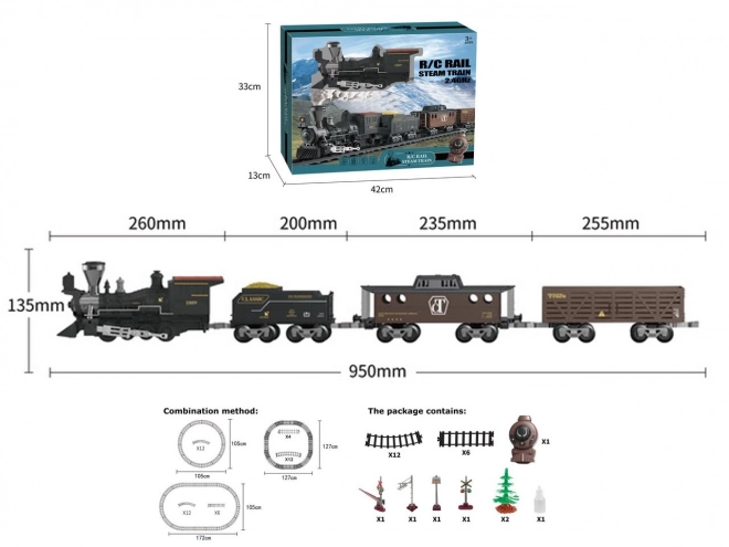 Interactive Train Set with Light and Sound