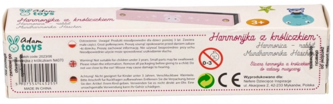 Children's Harmonica with Bunny Design