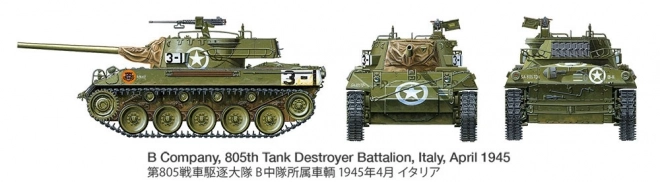 American Tank Destroyer M18 Hellcat Model Kit