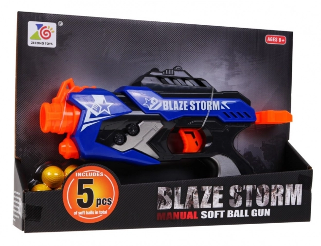 Blaze Storm Spring Loaded Toy Gun for Kids