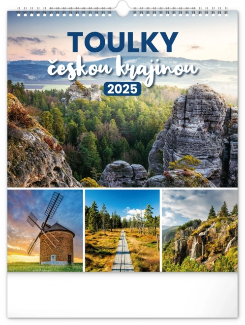 Wall Calendar Tour of Czech Landscapes 2025