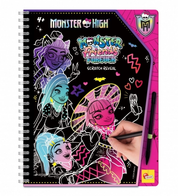 Scratch Sketchbook Monster High Forever Friends