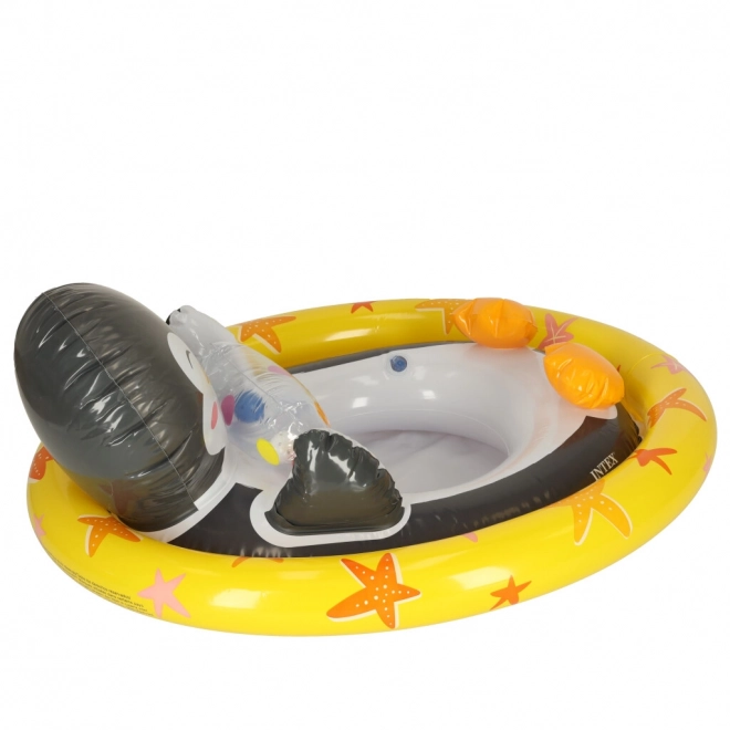 Inflatable Penguin Swim Ring for Children