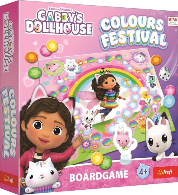 Gabby's Dollhouse: Magical House Color Festival Game