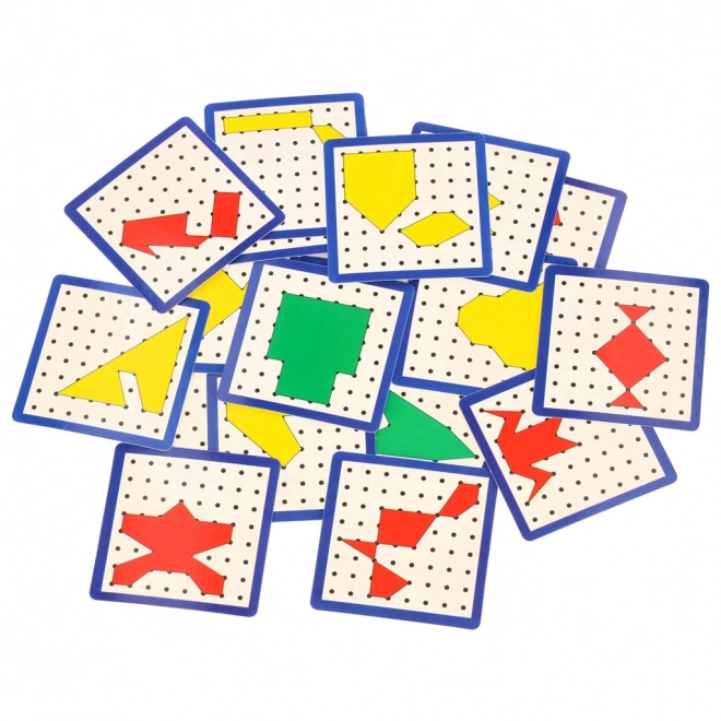 Geoboard Wooden Shape Creation Puzzle