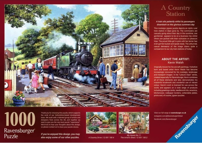 Ravensburger Train Station in the Countryside Puzzle