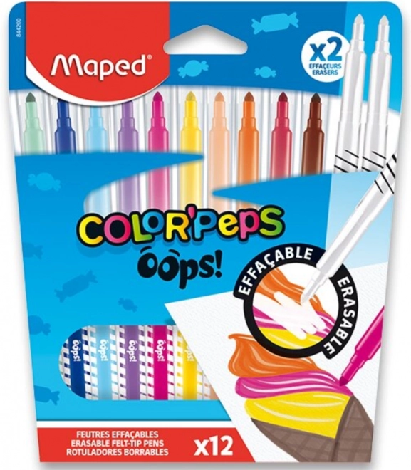 Maped Color'Peps Oops Erasable Kids Markers Set