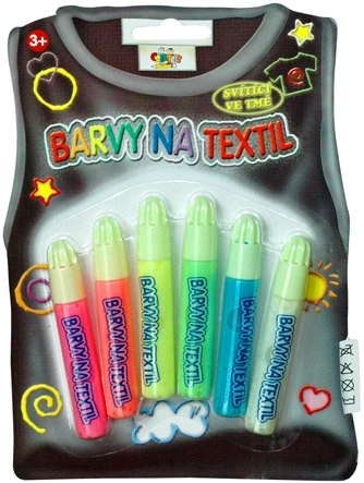 Glow in the Dark Fabric Paint Set