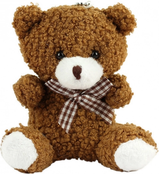 Brown Plush Pendant Bear 8 cm