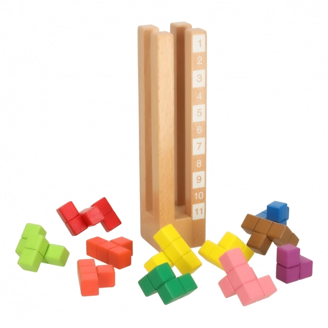 Colorful Wooden Montessori Building Blocks