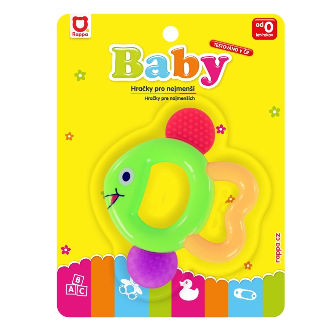 Bright Baby Rattle Fish Teether