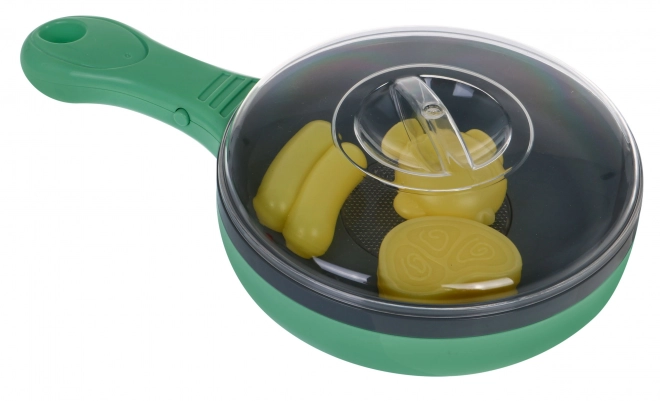 Interactive Frying Pan with Cooking Features for Kids